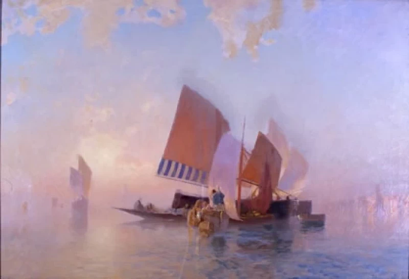 Il porto di Venezia - Galleria Nazionale d'Arte Moderna, Roma
